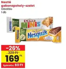 Spar Nestlé gabonapehely-szelet ajánlat