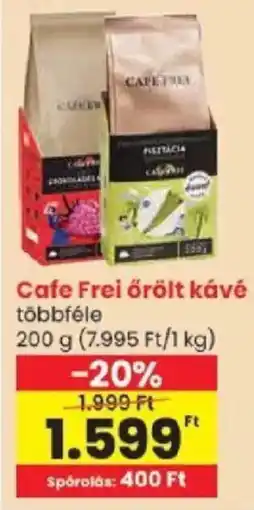 Spar Cafe Frei őrült kávé ajánlat