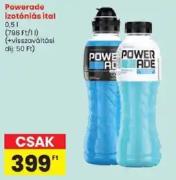 Spar powerade izotóniás ital ajánlat