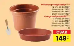 Spar virágcserép-alátét ajánlat