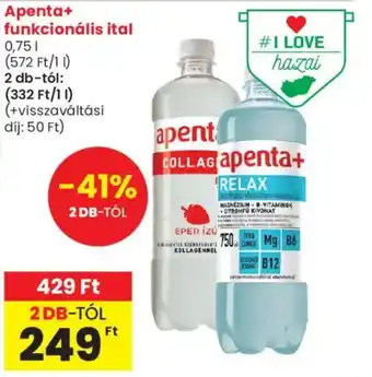 Apenta+ funkcionális ital