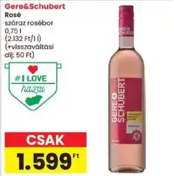 Spar Gere&Schubert rosé ajánlat