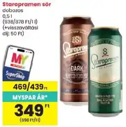 Spar Staropramen sör ajánlat