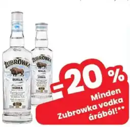 Spar Zubrowka vodka ajánlat