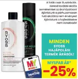 Spar syoss hajápolási termék ajánlat