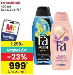 Spar Fa tusfürdő ajánlat