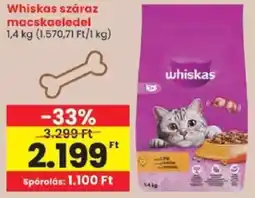 Spar Whiskas száraz macskaeledel ajánlat
