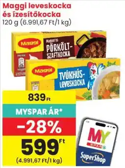 Spar Market Maggi leveskocka és ízesítőkocka ajánlat