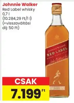 Spar Market johnnie walker red label whisky ajánlat