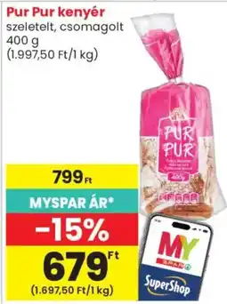 Spar Market Pur Pur kenyér ajánlat