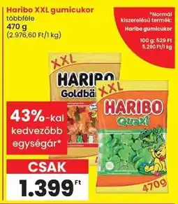 Spar Haribo XXL gumicukor ajánlat