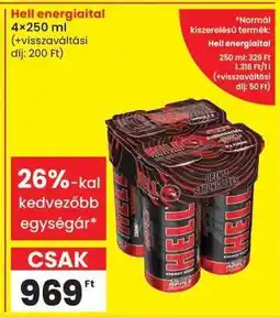 Spar HELL Energiaital ajánlat