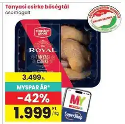Spar Tanyasi csirke bőségtál ajánlat