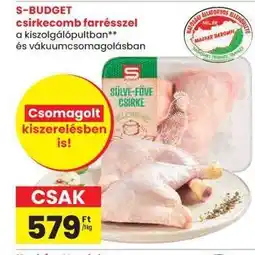 Spar S-BUDGET csirkecomb farrésszel ajánlat