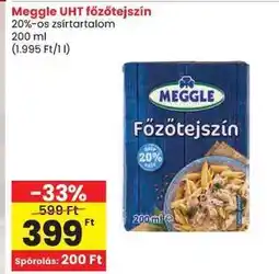 Spar MEGGLE UHT Főzőtejszín ajánlat