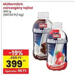 Spar Müllermilch zsírszegény tejital ajánlat