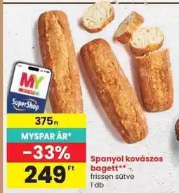 Spar Spanyol kovászos bagett ajánlat