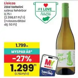 Spar LISICZA Zöld Veltelini ajánlat