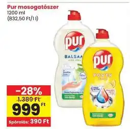Spar PUR Mosogatószer ajánlat
