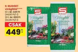 Spar S-BUDGET virágföld ajánlat