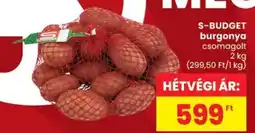 Spar S-BUDGET burgonya ajánlat