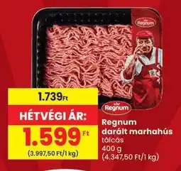 Spar Regnum darált marhahús ajánlat