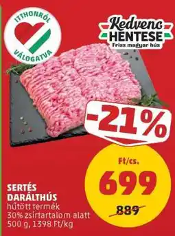 PENNY Sertés darálthús ajánlat