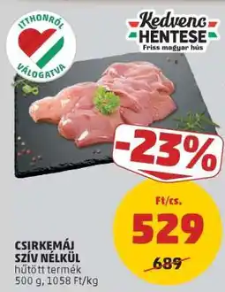 PENNY Csirkemáj szív nélkül ajánlat