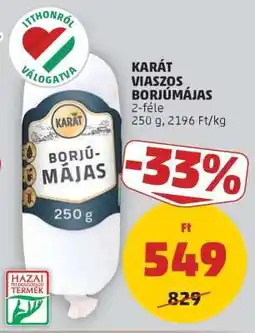 PENNY KARÁT Viaszos Borjúmájas ajánlat