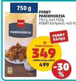 PENNY PENNY PANÍRMORZSA ajánlat