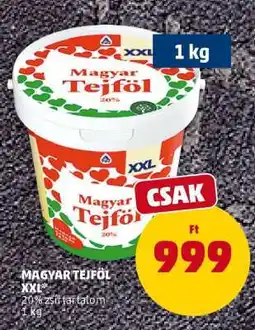 PENNY MAGYAR TEJFÖL XXL ajánlat