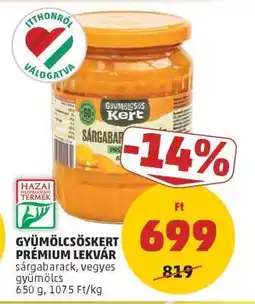 PENNY GYÜMÖLCSÖSKERT PRÉMIUM LEKVÁR ajánlat