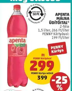 PENNY Apenta Málna Üdítőital ajánlat