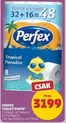 PENNY PERFEX TOALETTPAPÍR ajánlat