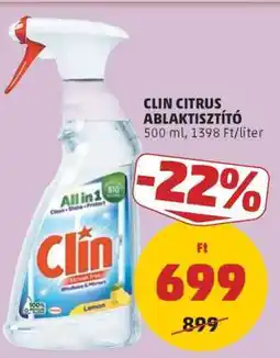 PENNY Clin Citrus Ablaktisztító ajánlat