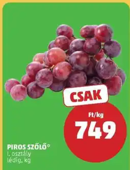 PENNY Piros szőlő ajánlat
