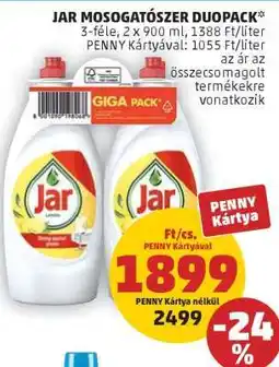 PENNY JAR Mosogatószer Duopack ajánlat