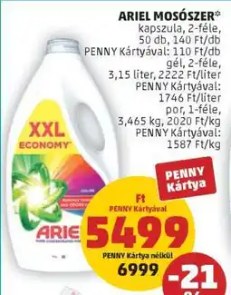 PENNY ARIEL Mosószer ajánlat