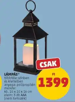 PENNY Lámpás ajánlat