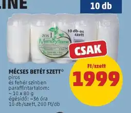 PENNY MÉCSES BETÉT SZETT ajánlat