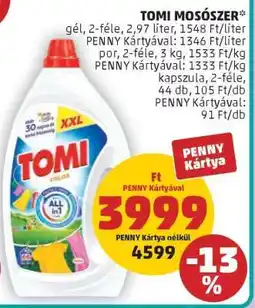 PENNY TOMI MOSÓSZER ajánlat
