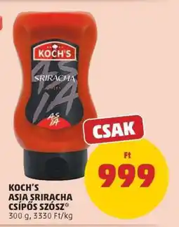 PENNY KOCH'S ÁSIA SRIRACHA CSÍPŐS SZÓSZ ajánlat
