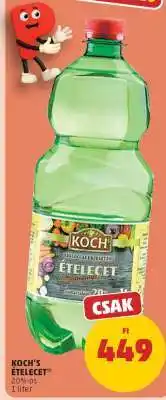 PENNY Koch's Ételecet ajánlat