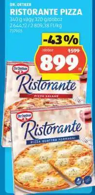 ALDI DR. OETKER Ristorante pizza ajánlat