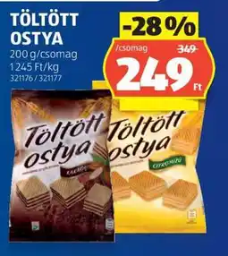 ALDI TÖLTÖTT OSTYA ajánlat