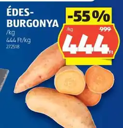ALDI Édesburgonya ajánlat