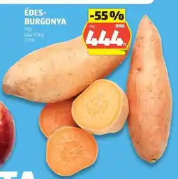 ALDI Édesburgonya ajánlat