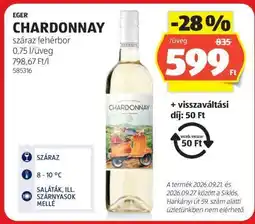 ALDI Eger Chardonnay ajánlat