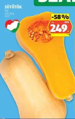 ALDI Sütőtök ajánlat