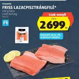 ALDI PANARINI Friss lazacpisztrángfilé ajánlat